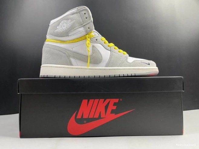 MaikeSneakers Air CW6576-100 High Light Switch Jordan 1 Smoke 0722